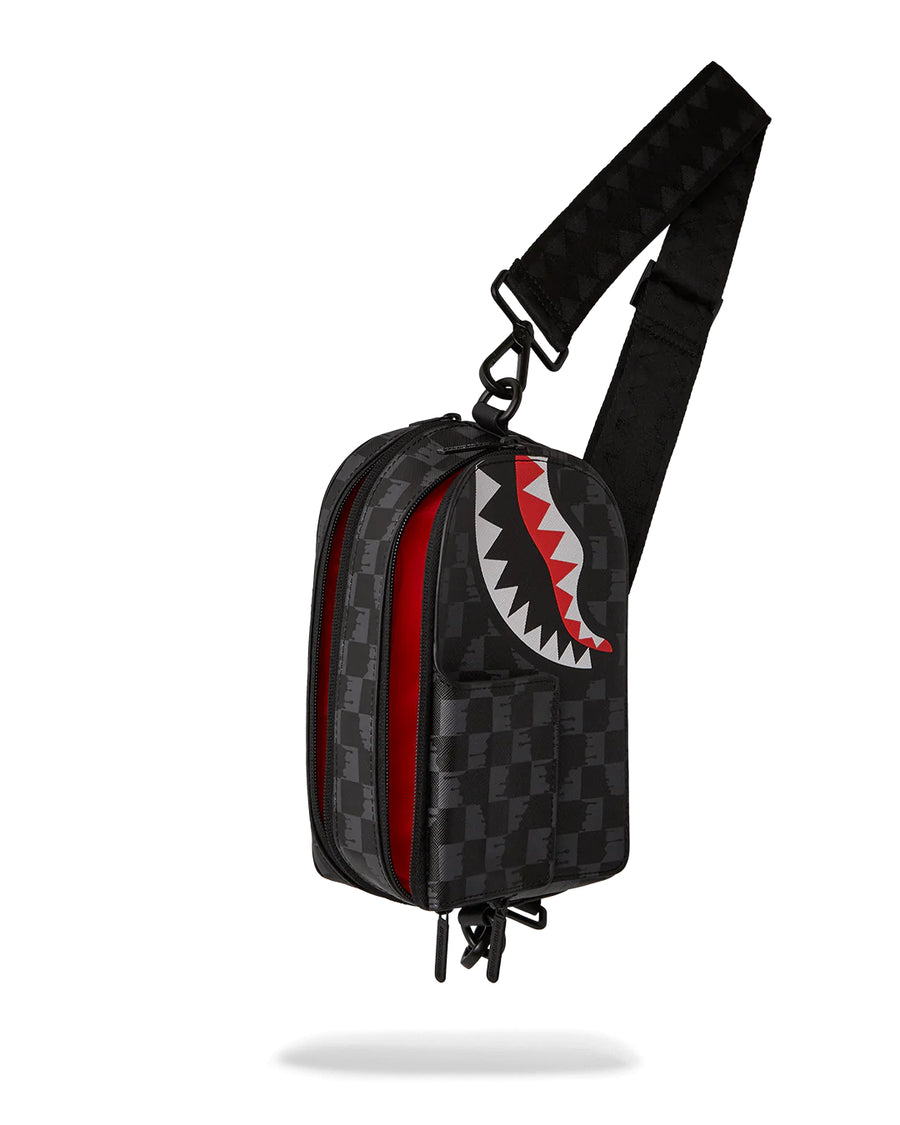 Sprayground  DRIP CHECK SHARK BACKPACK SLING