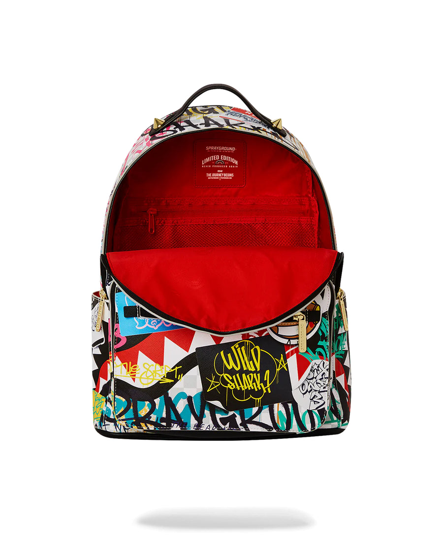 Sprayground  SIP THE RIZZ CREAM CHATEAU BACKPACK