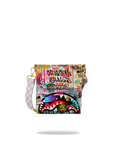 Borsa Sprayground SIP THE RIZZ CREAM MESSENGER SLING 