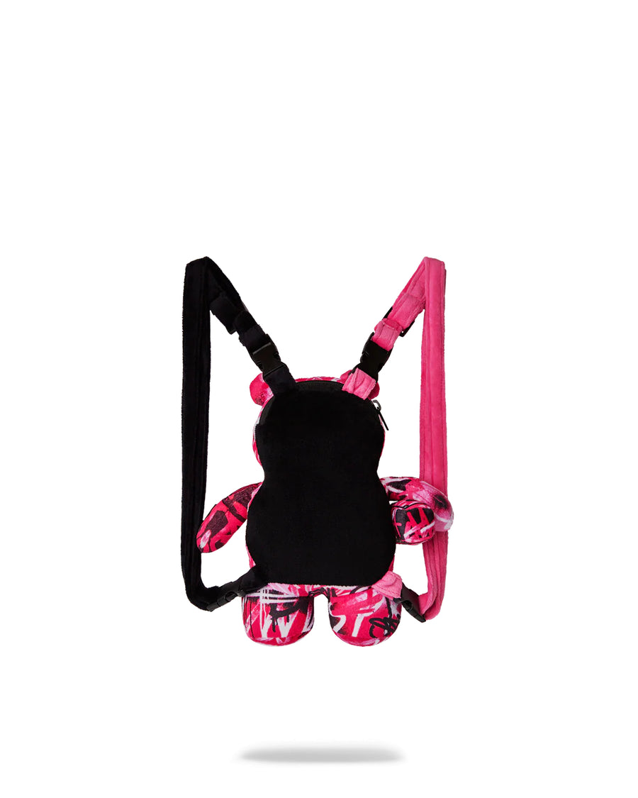 Zaino Sprayground PINK GRAFF CITY MINIBEAR CUB BACKPACK 