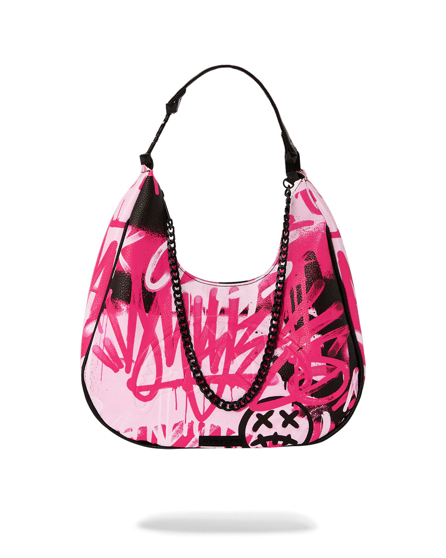 Bolsa pequeña Sprayground PINK GRAFF CITY VICE SHOULDER BAG 