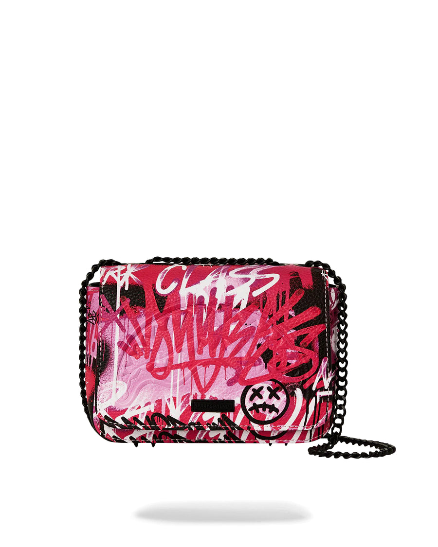 Sprayground  PINK GRAFF CITY HANDBAG