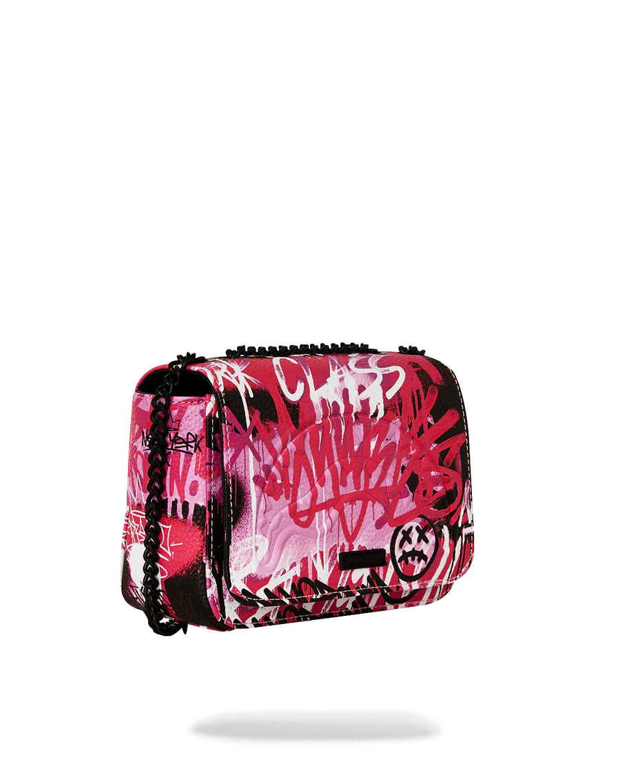 Sprayground  PINK GRAFF CITY HANDBAG