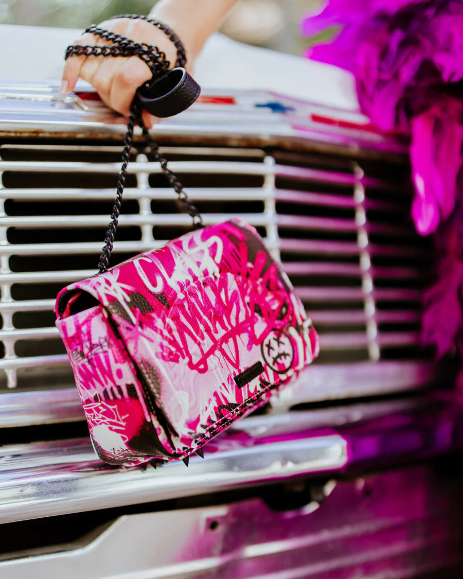 Sprayground  PINK GRAFF CITY HANDBAG