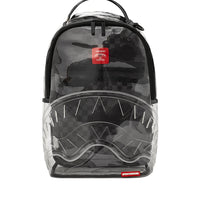 Clear Grey Check Clear Backpack