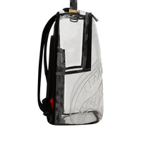 Clear Grey Check Clear Backpack