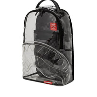 Clear Grey Check Clear Backpack