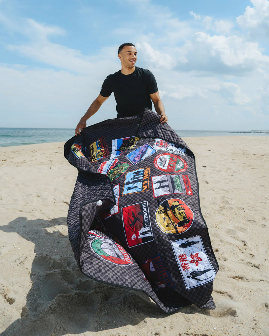 Borsa Sprayground GLOBAL MOGUL BEACH THROW 