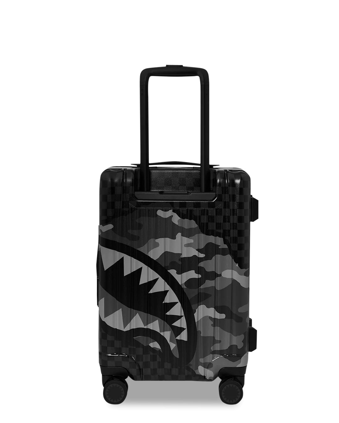 Split Up Camo Tear Carryon Hard Luggage