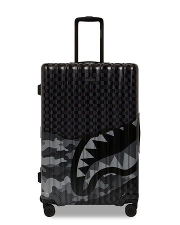 Split Up Camo Tear Large Hard Luggage