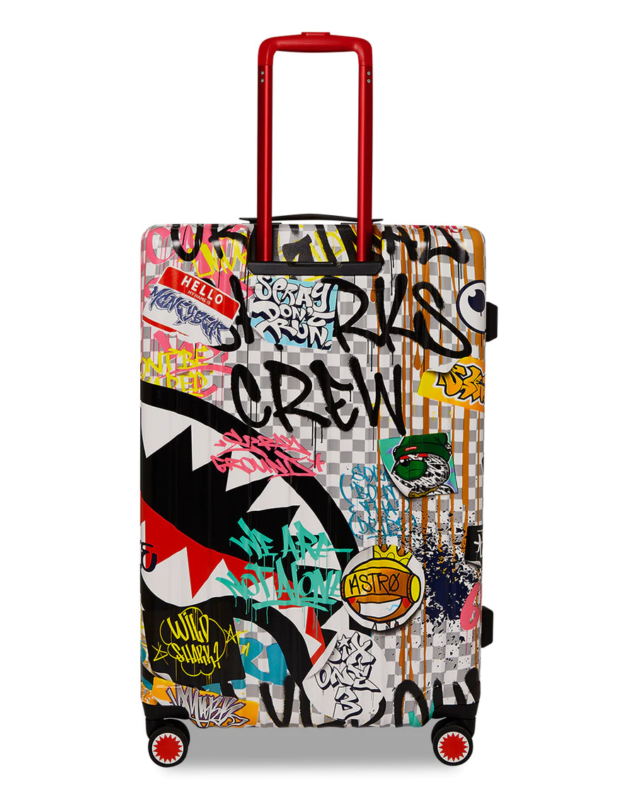 Valigia Sprayground SIP THE RIZZ CREAM LARGE HARDSHELL LUGGAGE 