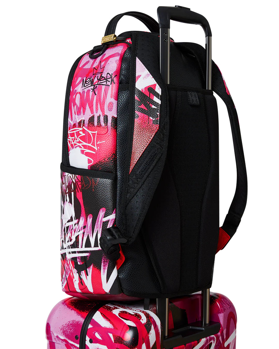 Bagage Sprayground PINK GRAFF CITY CARRYON HARD LUGGAGE 