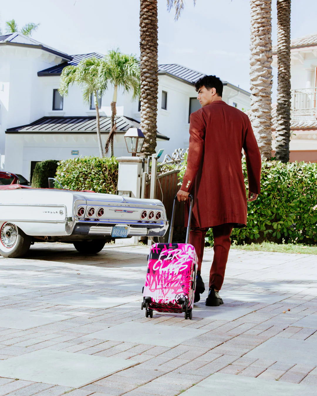 Pink Graff City Carryon Hard Luggage