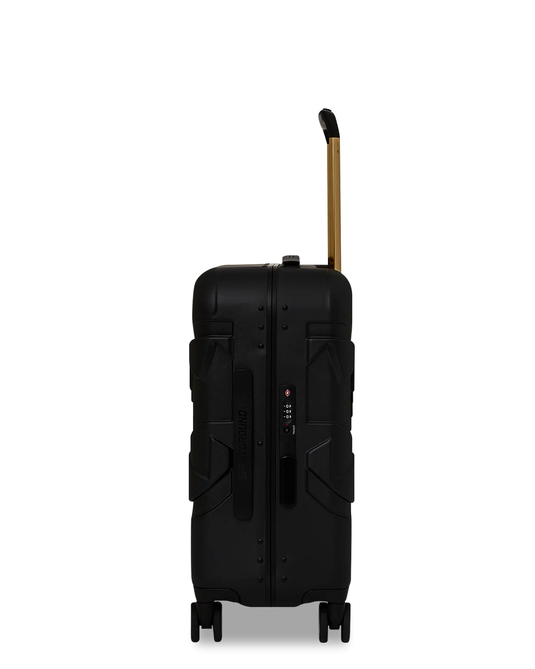 Sharknautics Gold Carryon Hard Luggage