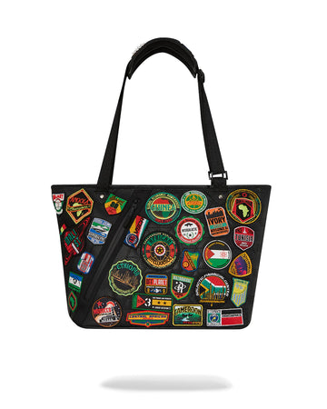 Sac Sprayground Ai FUTURE AFRICA 54 PATCHES SPECIAL OPS TOTE 