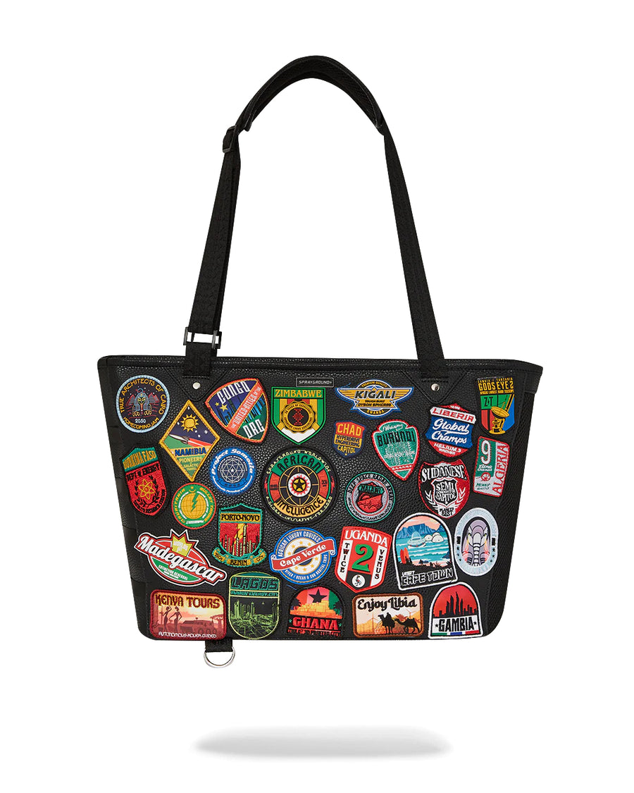 Bolsa Sprayground Ai FUTURE AFRICA 54 PATCHES SPECIAL OPS TOTE 