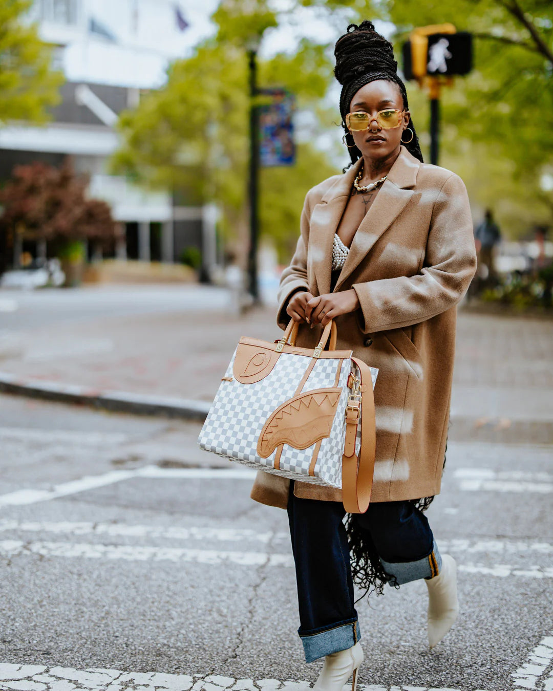 Henny Raceway Cream Tortuga Tote