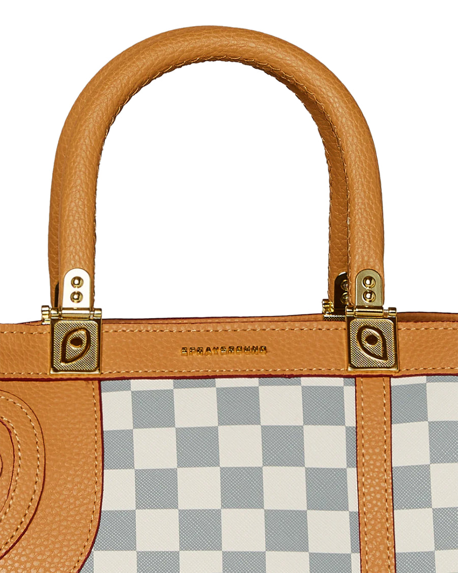 Sprayground  HENNY RACEWAY CREAM TORTUGA TOTE