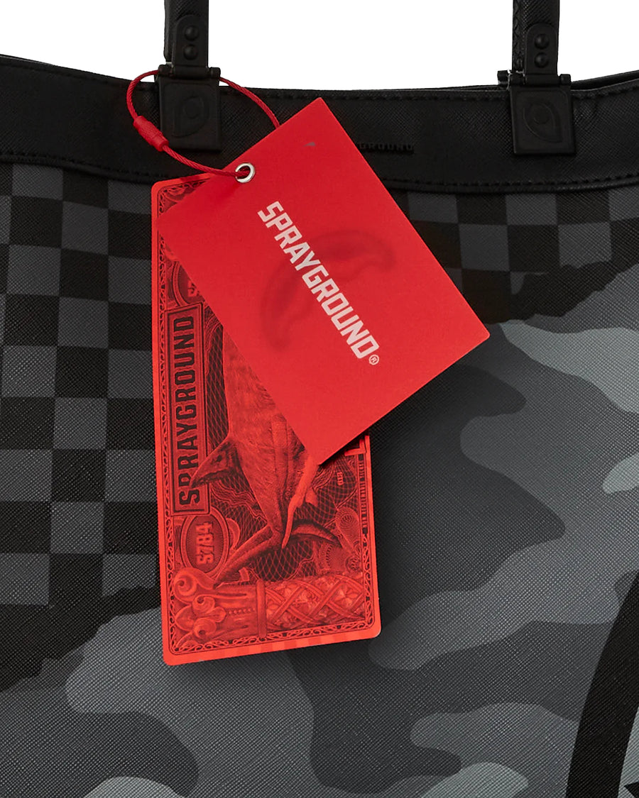 Sprayground  SPLIT UP CAMO TEAR TORTUGA TOTE