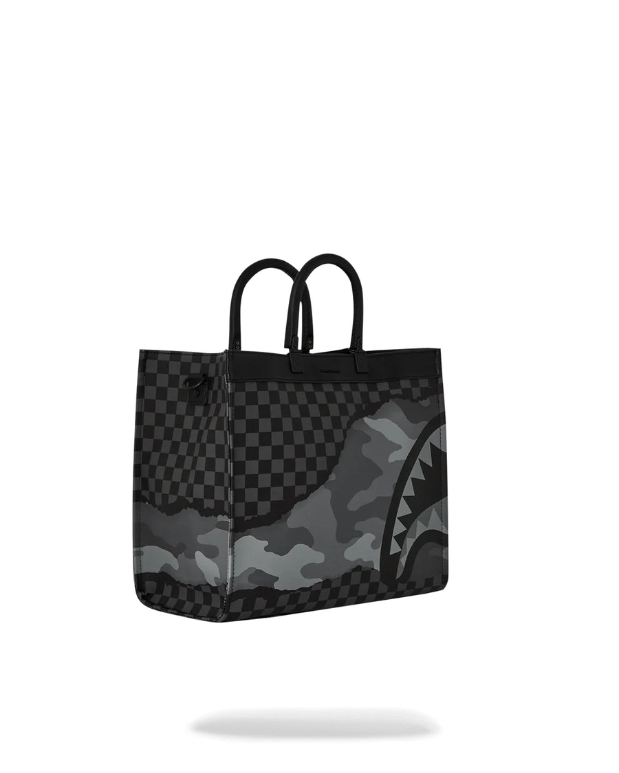 Sprayground  SPLIT UP CAMO TEAR TORTUGA TOTE