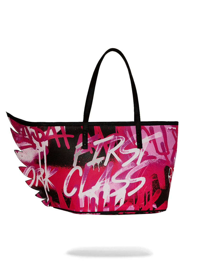 Sprayground  PINK GRAFF CITY WINGED TOTE