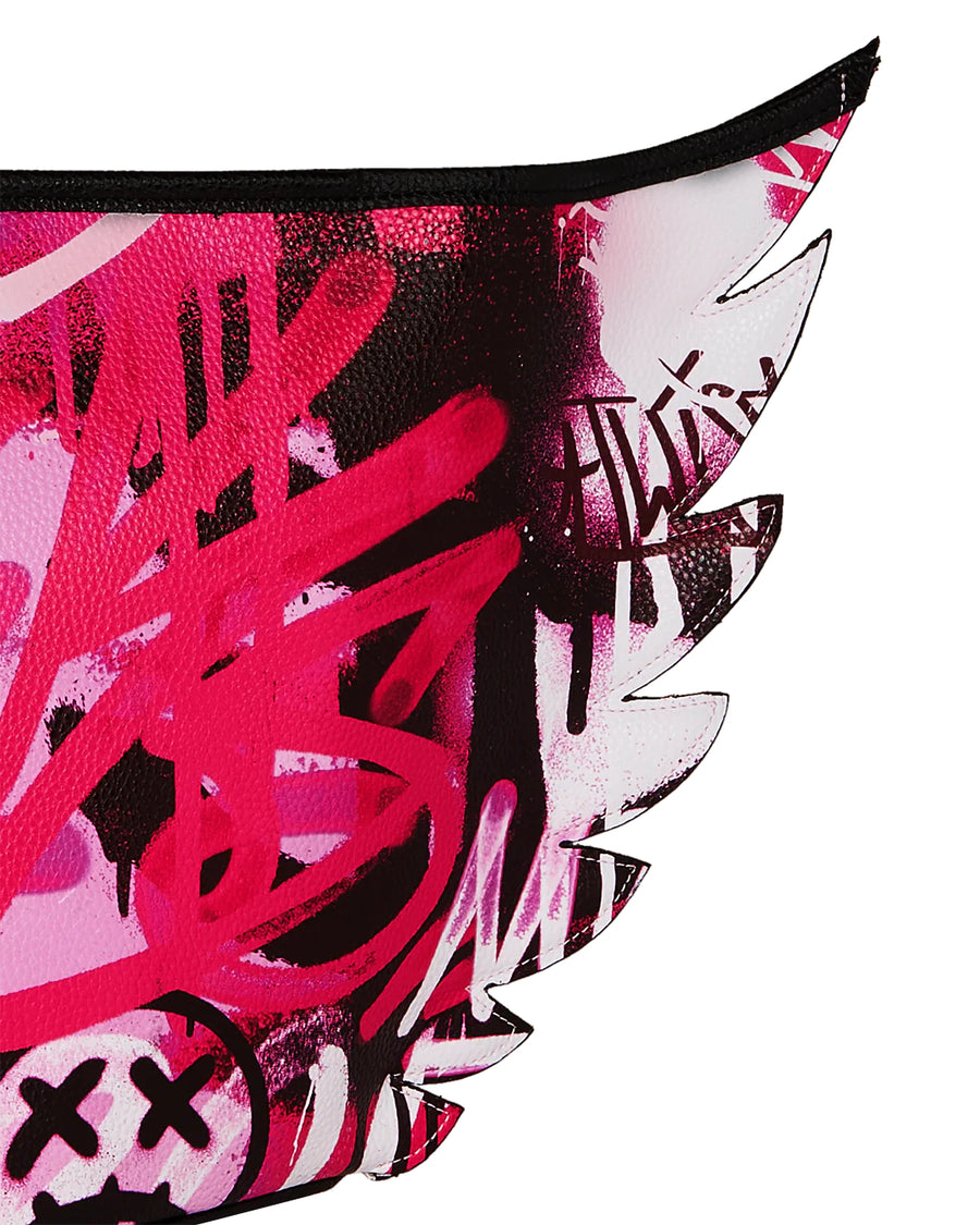 Sprayground  PINK GRAFF CITY WINGED TOTE