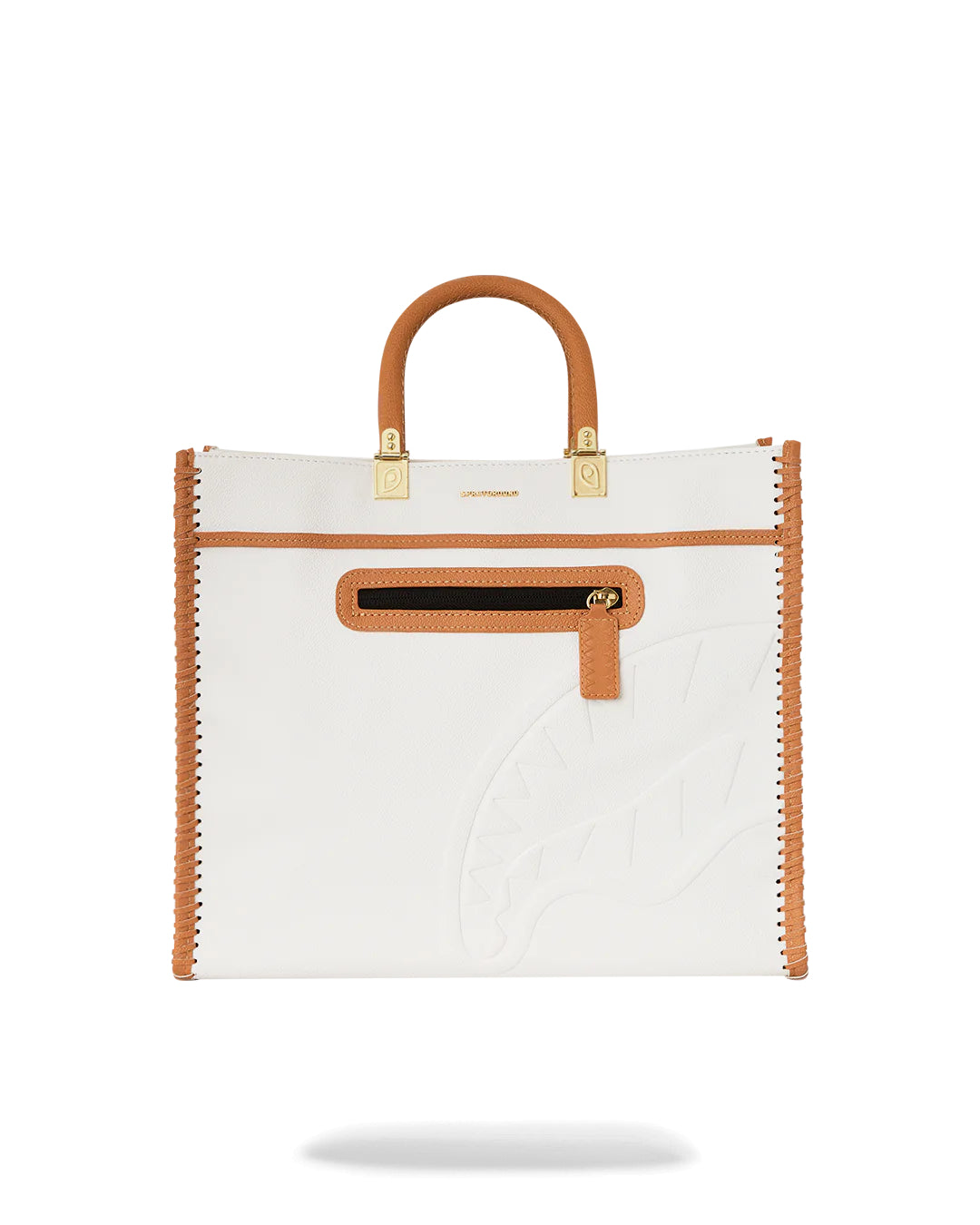 Core Embossed Ivory Tortuga Tote