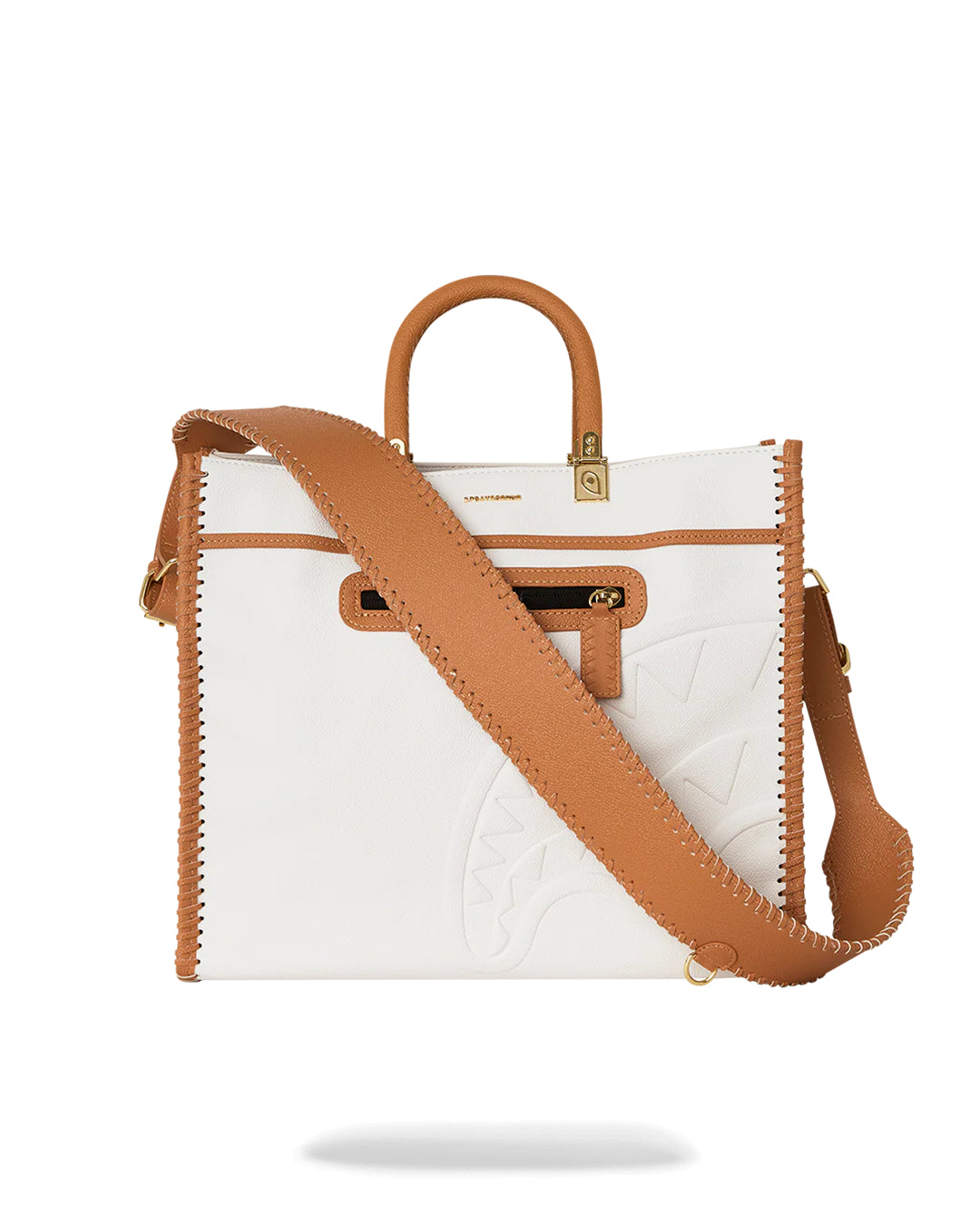 Core Embossed Ivory Tortuga Tote