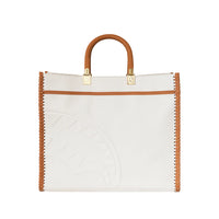 Core Embossed Ivory Tortuga Tote