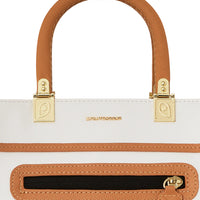 Core Embossed Ivory Tortuga Tote