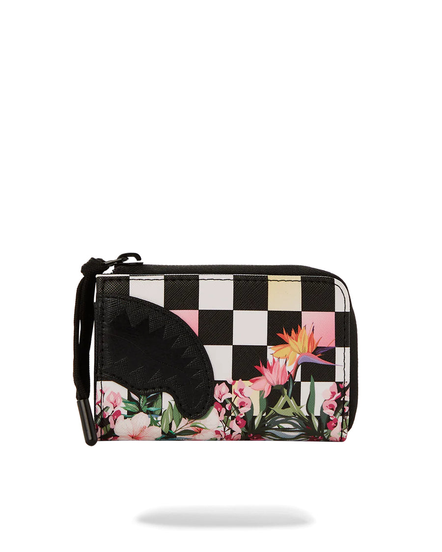 Portafoglio con portamonete Sprayground MIAMI FLOWERS WALLET 