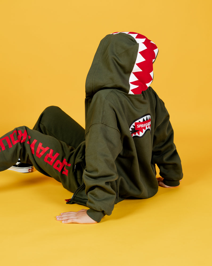 Youth - Sprayground  BASIC FULL ZIP HOODIE