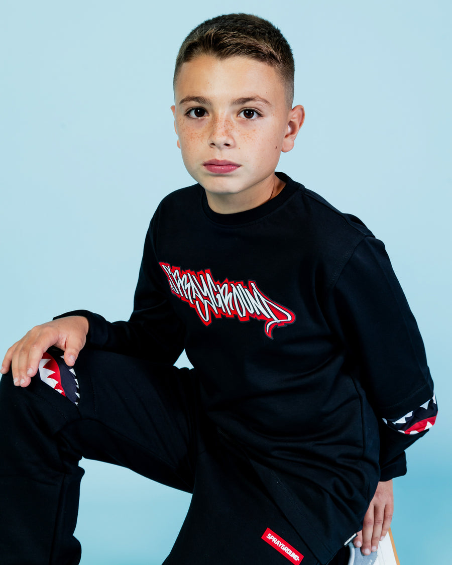 Ragazzo/a - T-shirt maniche lunghe Sprayground HIDDEN SHARK LONG T-SHIRT 