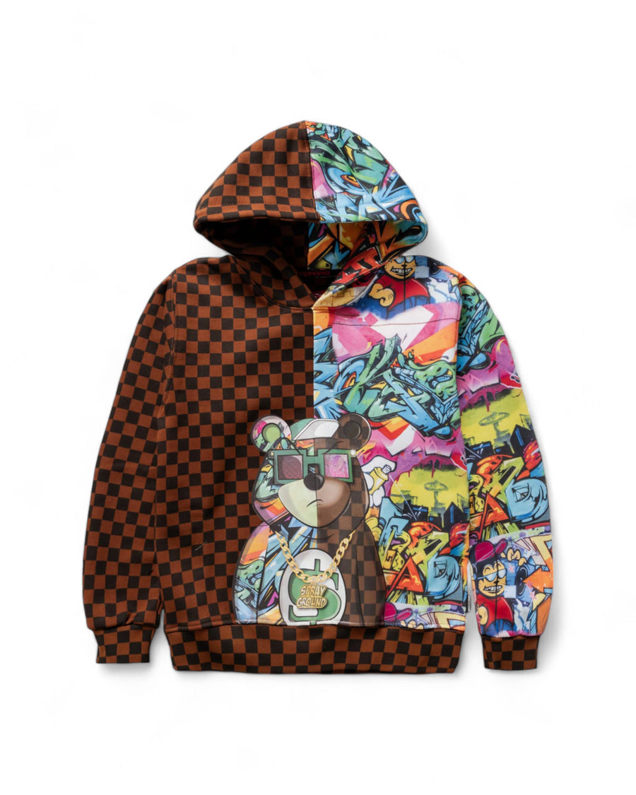 Youth - Sprayground  BEAR DONT CARE SPLIT HOODIE