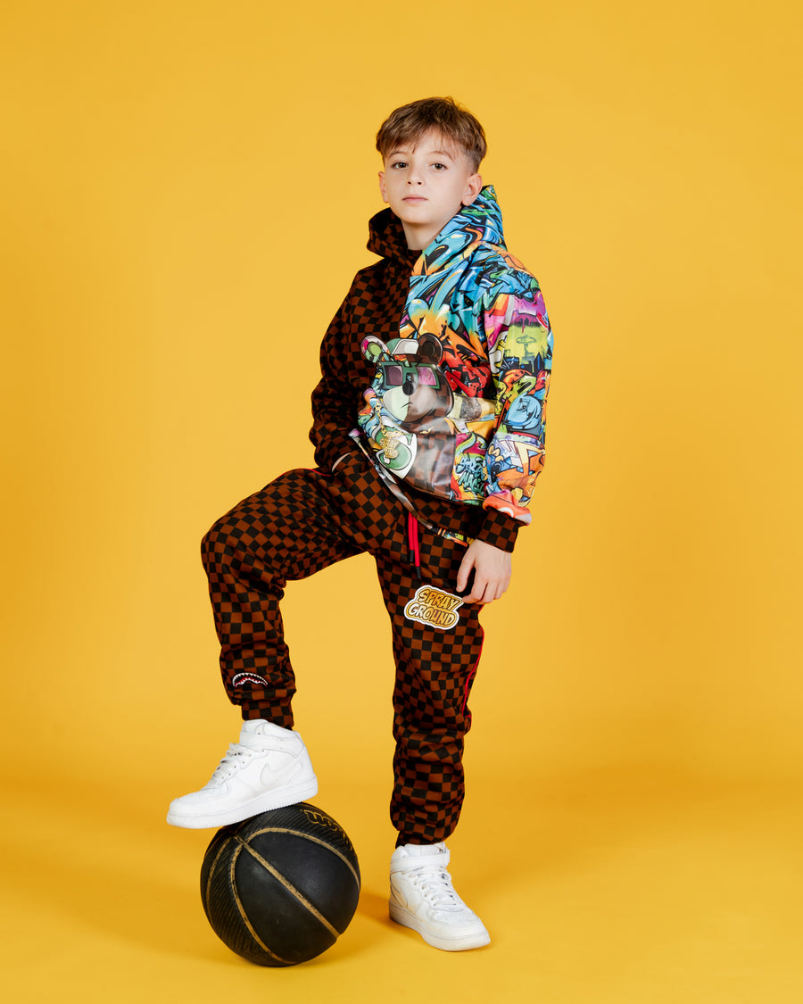 Niño / Niña  - Sudadera con capucha Sprayground BEAR DONT CARE SPLIT HOODIE 