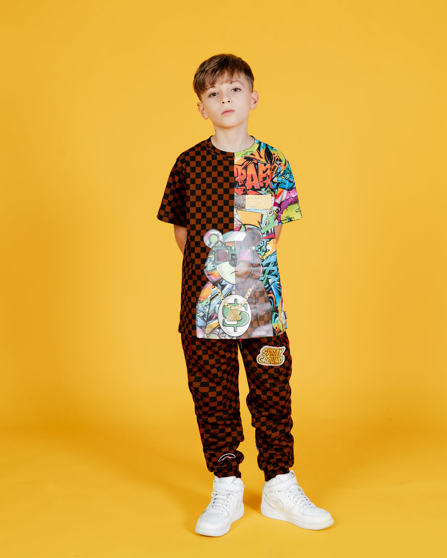 Youth - Sprayground  BEAR DONT CARE SPLIT T-SHIRT