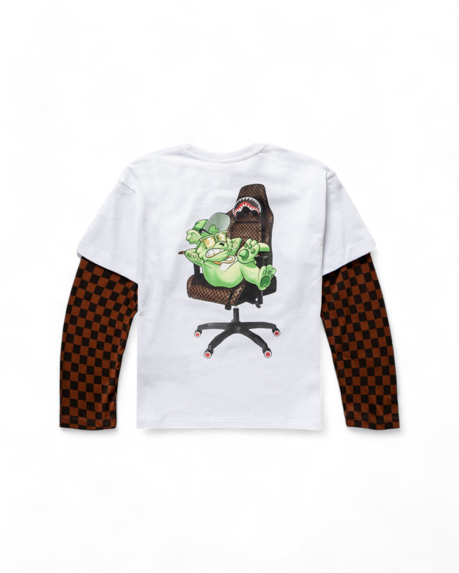 Youth - Sprayground  MONEY BEAR GAMER DOUBLE T-SHIRT