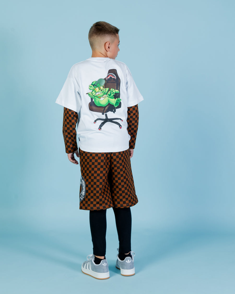 Youth - Sprayground  MONEY BEAR GAMER DOUBLE T-SHIRT