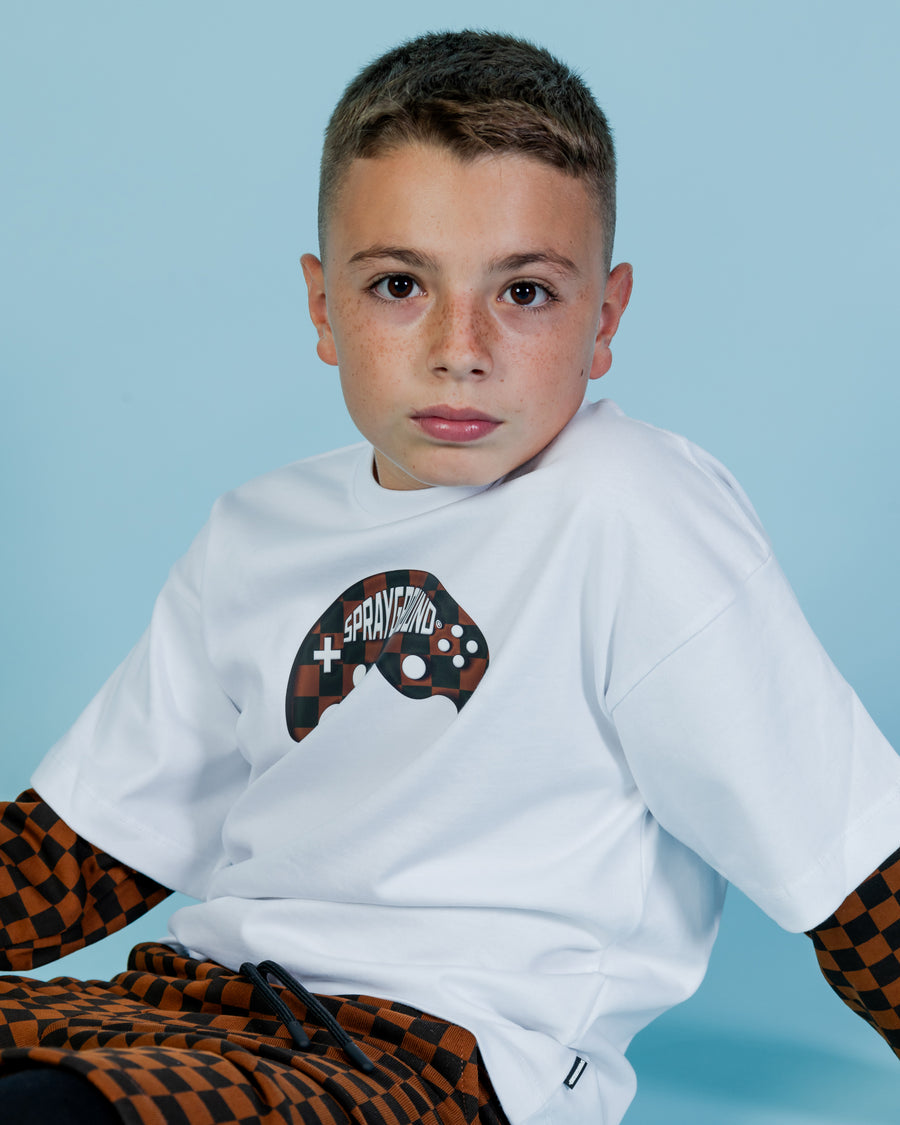 Youth - Sprayground  MONEY BEAR GAMER DOUBLE T-SHIRT