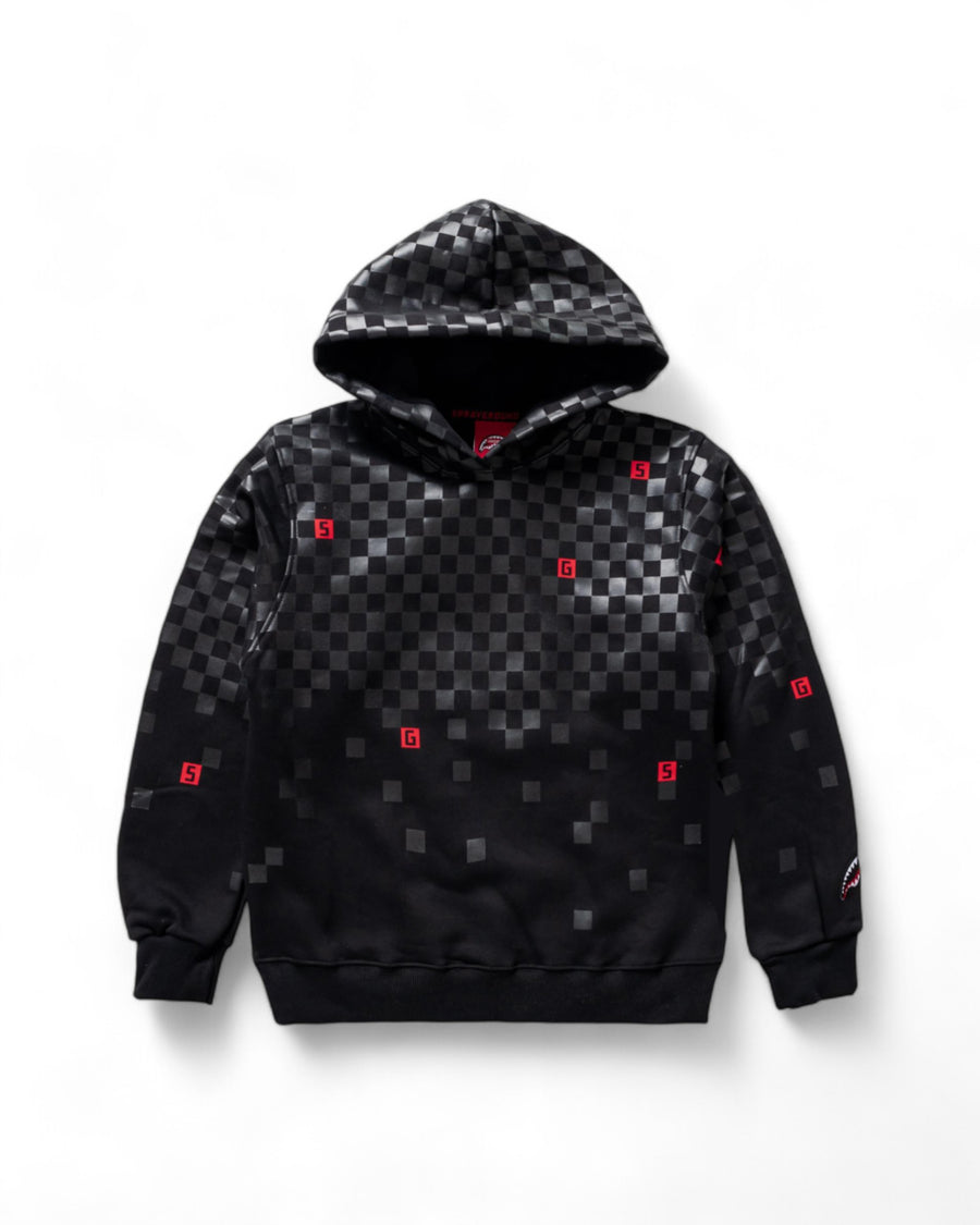 Youth - Sprayground  PIXEL CHECKERED HOODIE