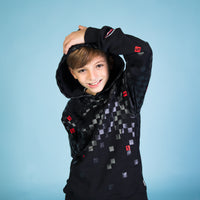 Ragazzo/a - Pixel Checkered Hoodie