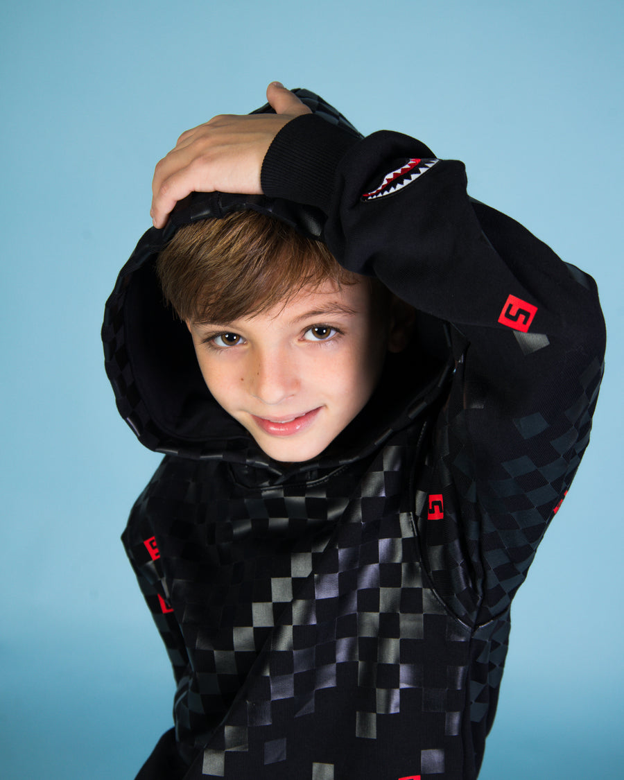 Youth - Sprayground  PIXEL CHECKERED HOODIE