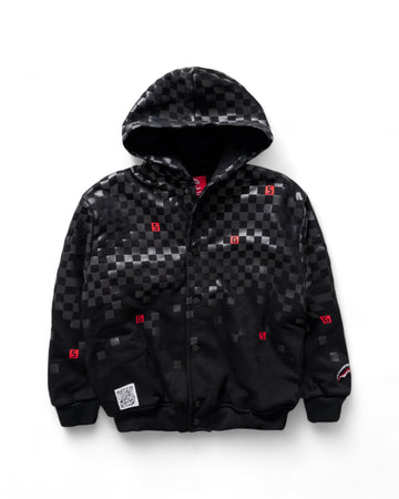 Niño / Niña  - Sudadera con capucha Sprayground PIXEL CHECKERED VARSITY 