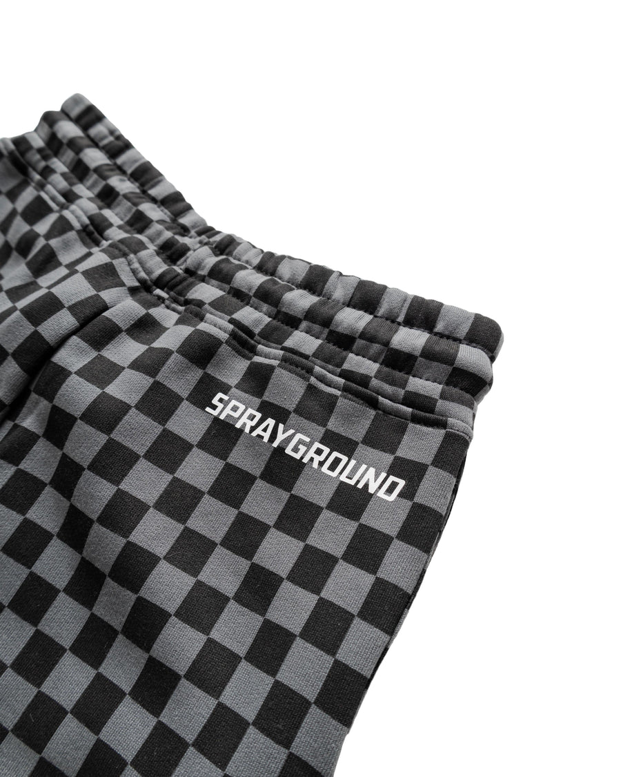 Youth - Sprayground  PAINT ROLLER CHECKERED PANTS