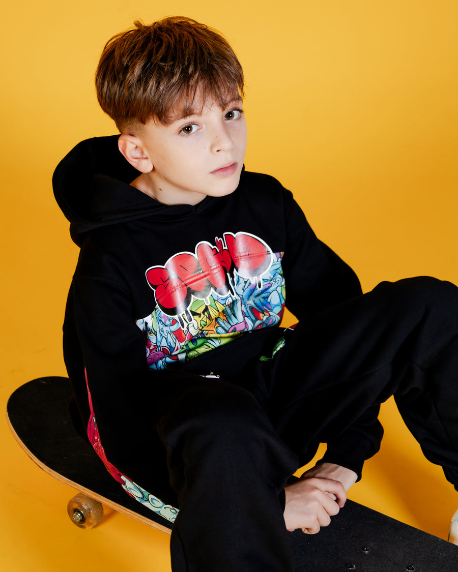 Garçon/Fille - Sweats à capuche Sprayground SMASHED SPRAYGROUNDERS HOODIE 