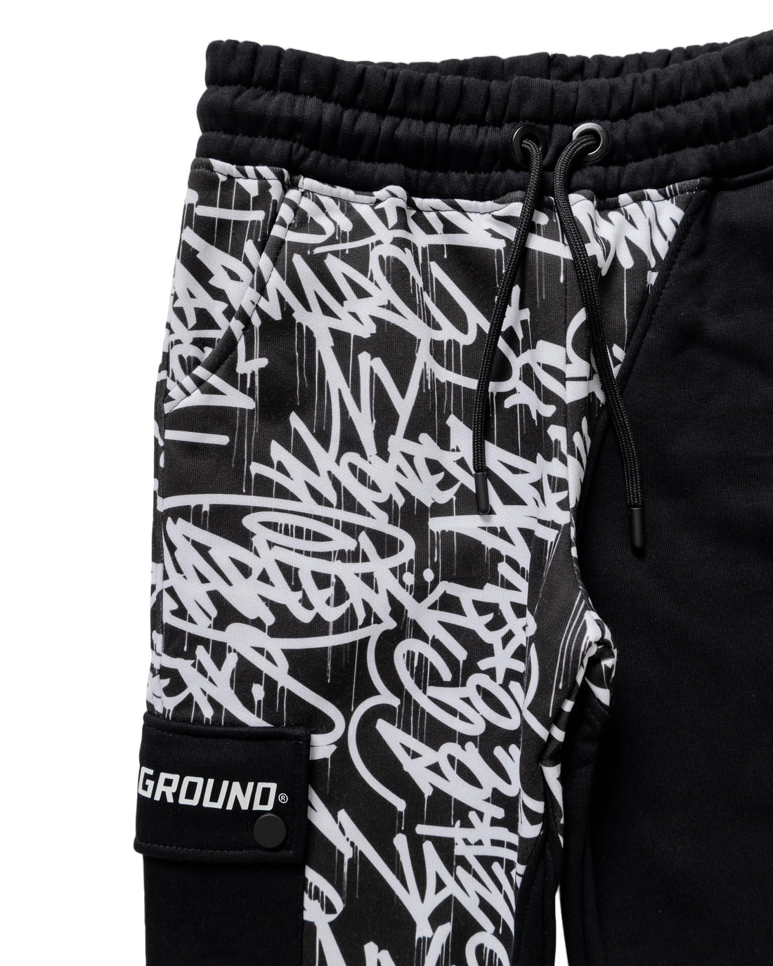 Ragazzo/a - Diag Split Mdnt Raceway Graf Pants