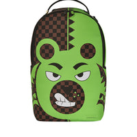 Green Bear Face Backpack