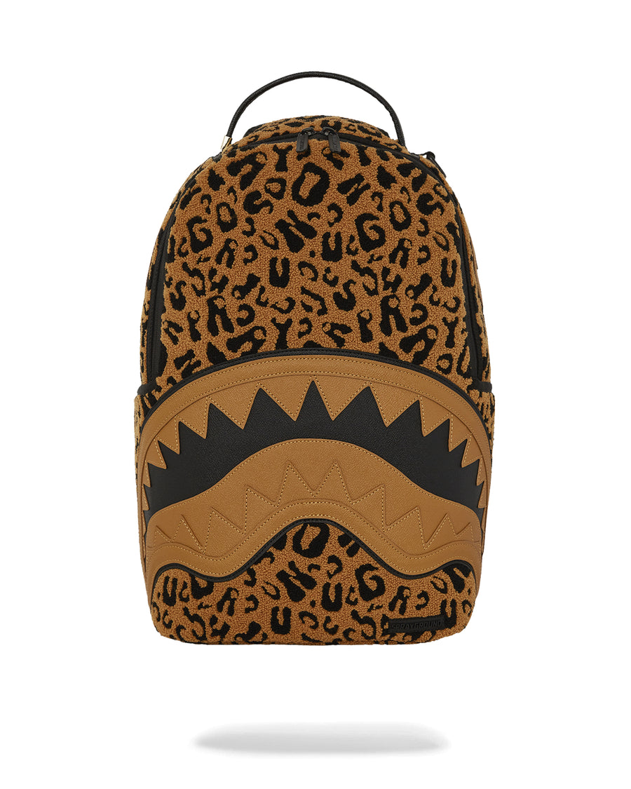 Chenille Cheetah Backpack