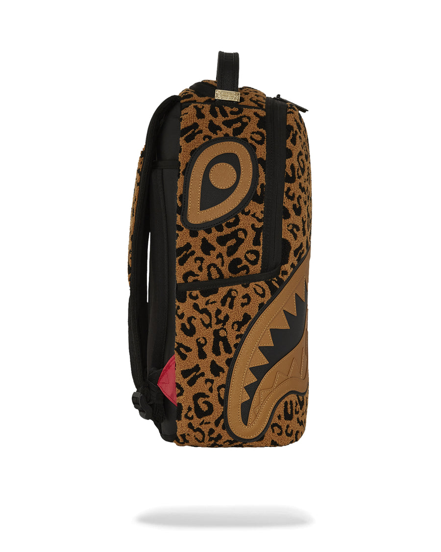 Chenille Cheetah Backpack