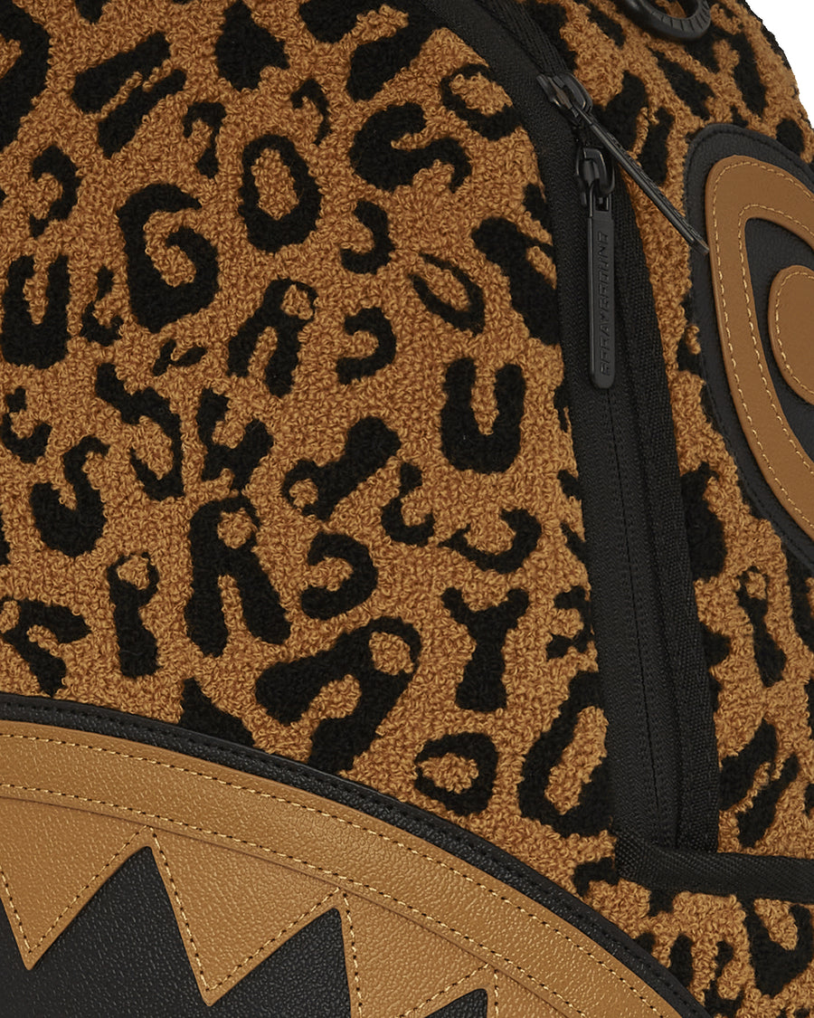 Chenille Cheetah Backpack